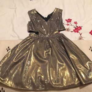 Gold dress